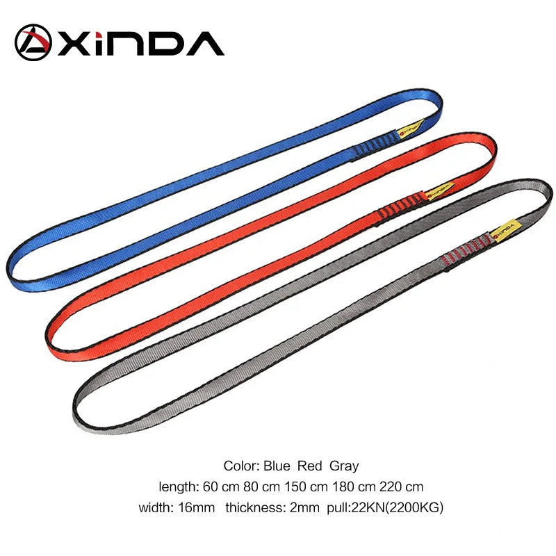 XINDA Professional Outdoor Rock Climbing Equipment Nylon Sling Belt