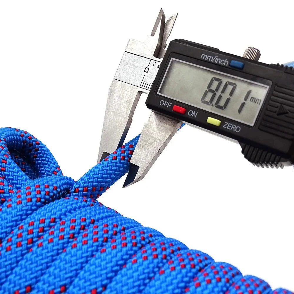 8mm Safety Life Rope Climbing Rope Static Rock Mountaineering Rope