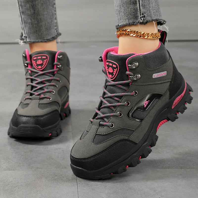 Women Boots Waterproof Outdoor Hiking Boots Women's Safety Work Shoes