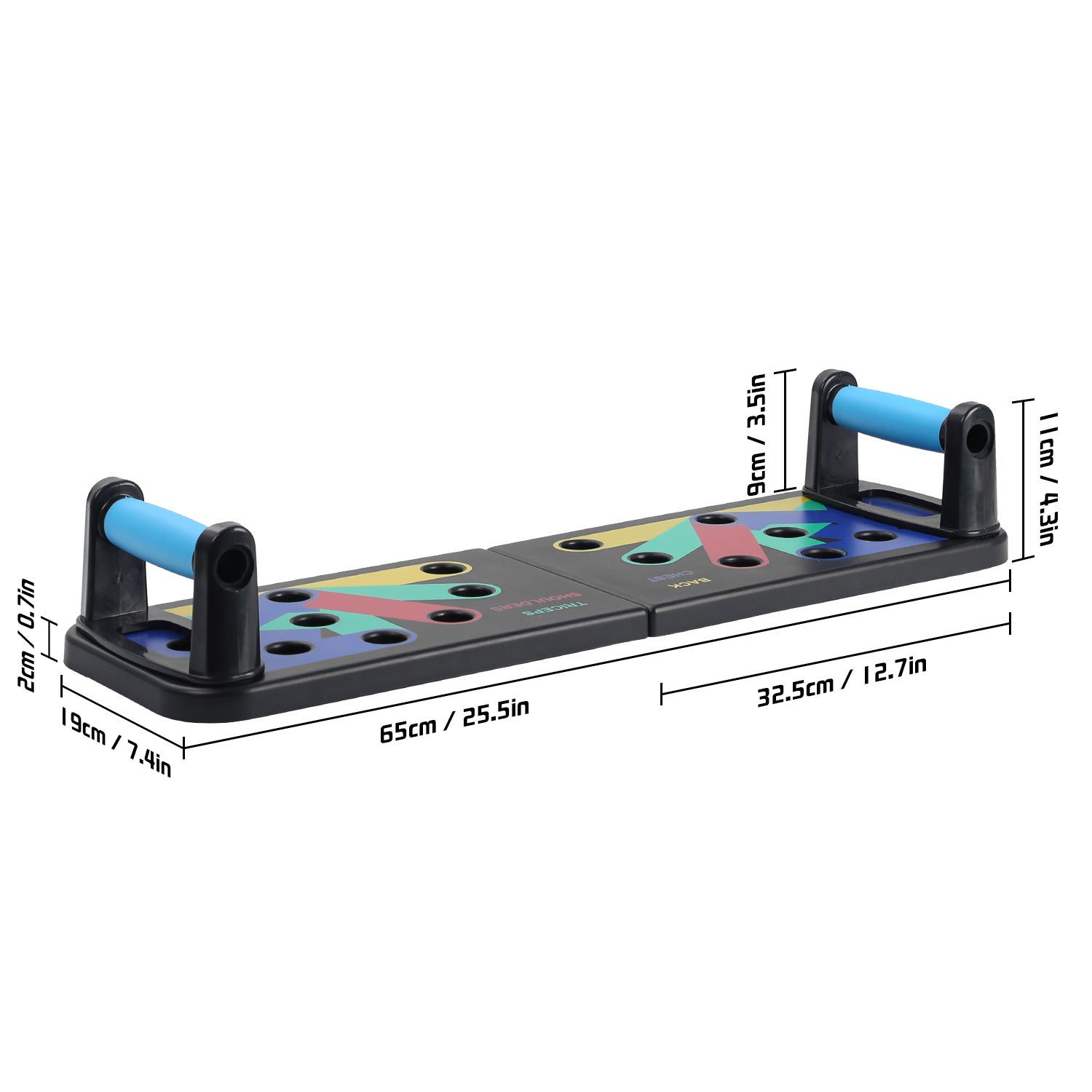 Foldable 9 in 1 Push Up Board for Home Gym