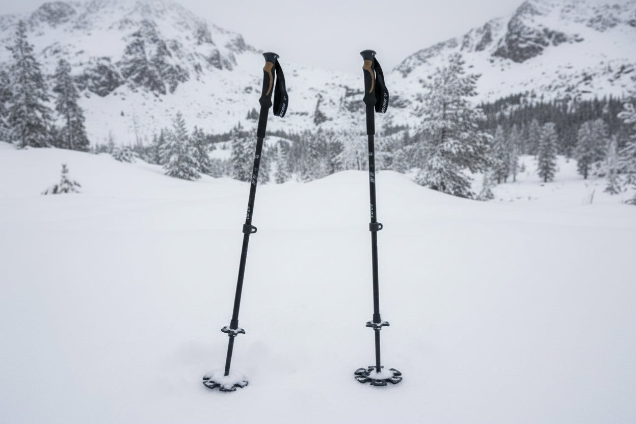 Trekking Pole Replacement Baskets — Snow, Sand & Powder Compatible (Pair)